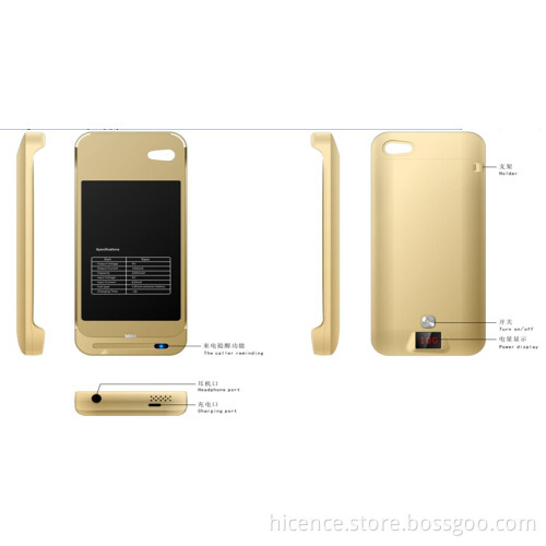 Universal 2000 mAh Backup Battery for iPhone 5s/5c/5g